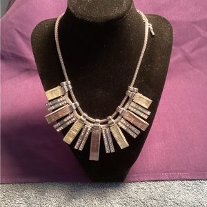 Women’s large stone necklace with lots of shimmer